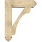 Ekena Millwork Legacy Arts and Crafts Rough Sawn Bracket w/ Offset Brace, Douglas Fir, 8"W x 28"D x 36"H BKT0806X28X36LEC03RDF - alternate 2